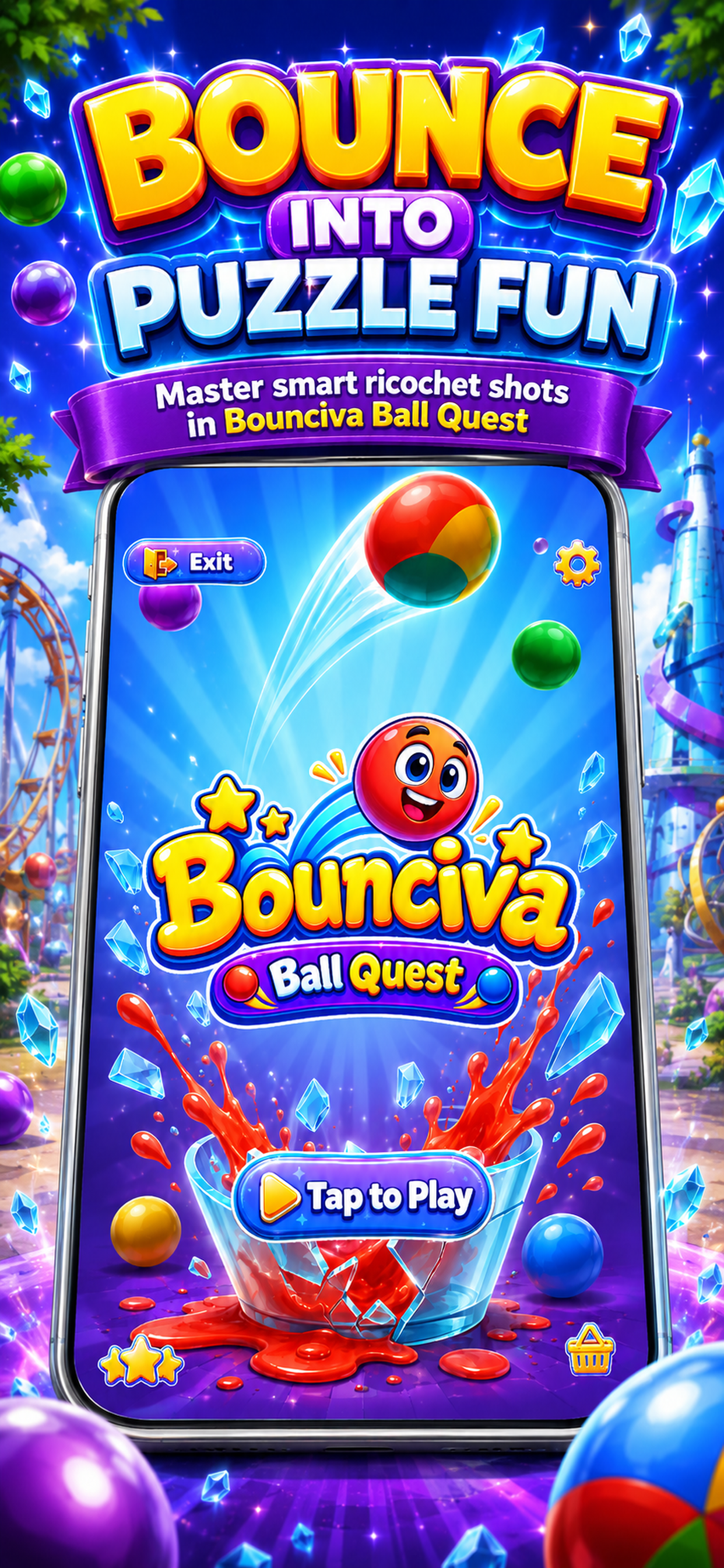 Bounciva Ball Quest screenshot